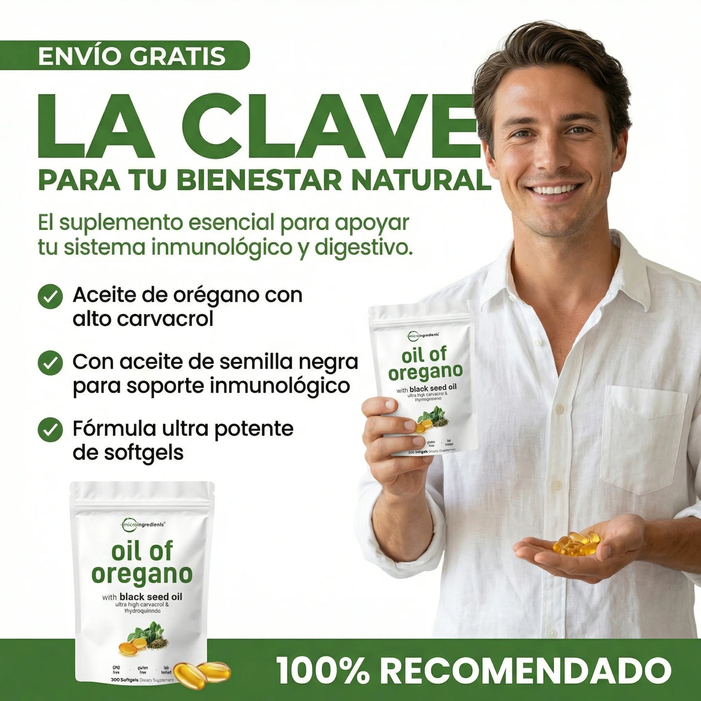 Oil of Oregano (90 cápsulas)