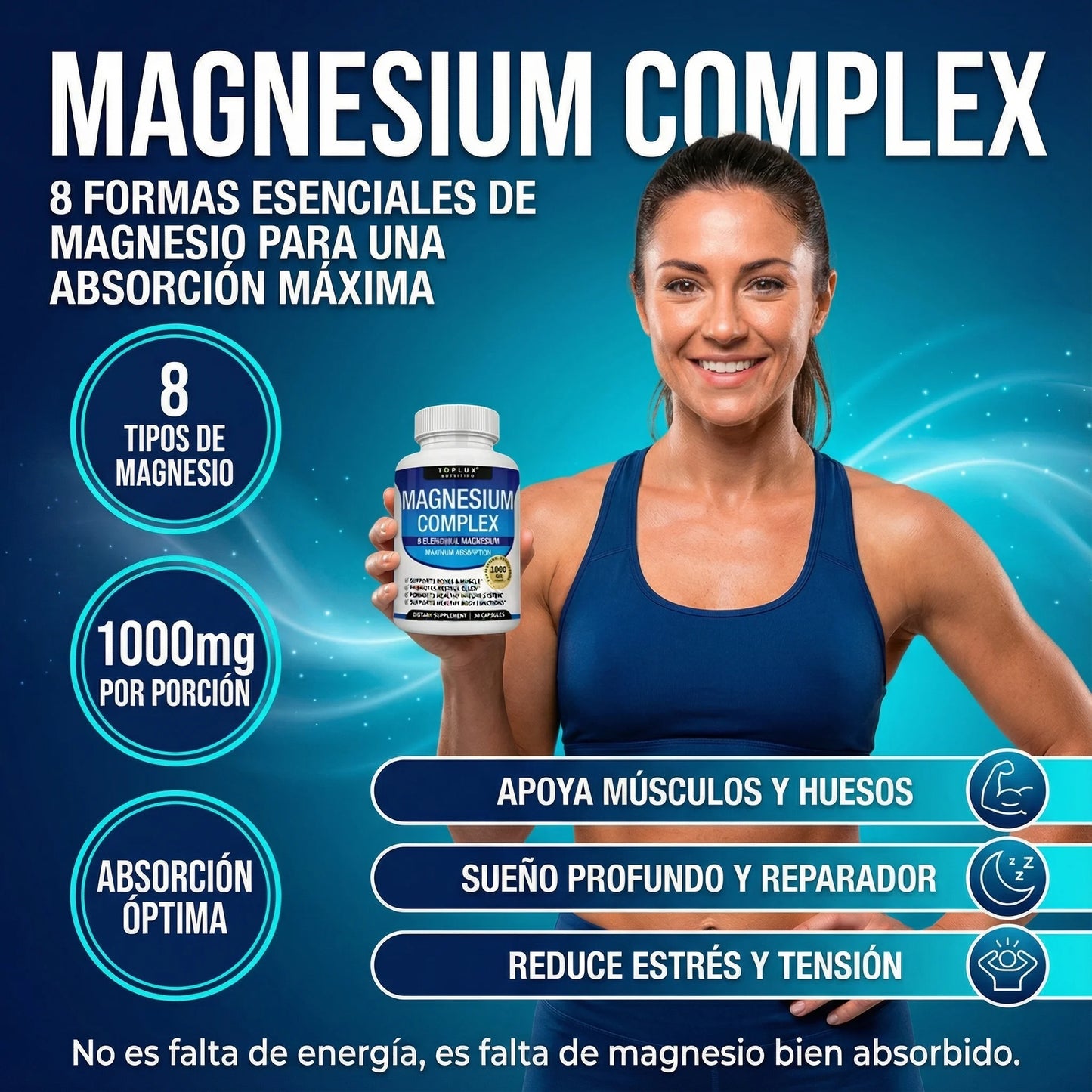 Magnesium Complex (90 cápsulas)