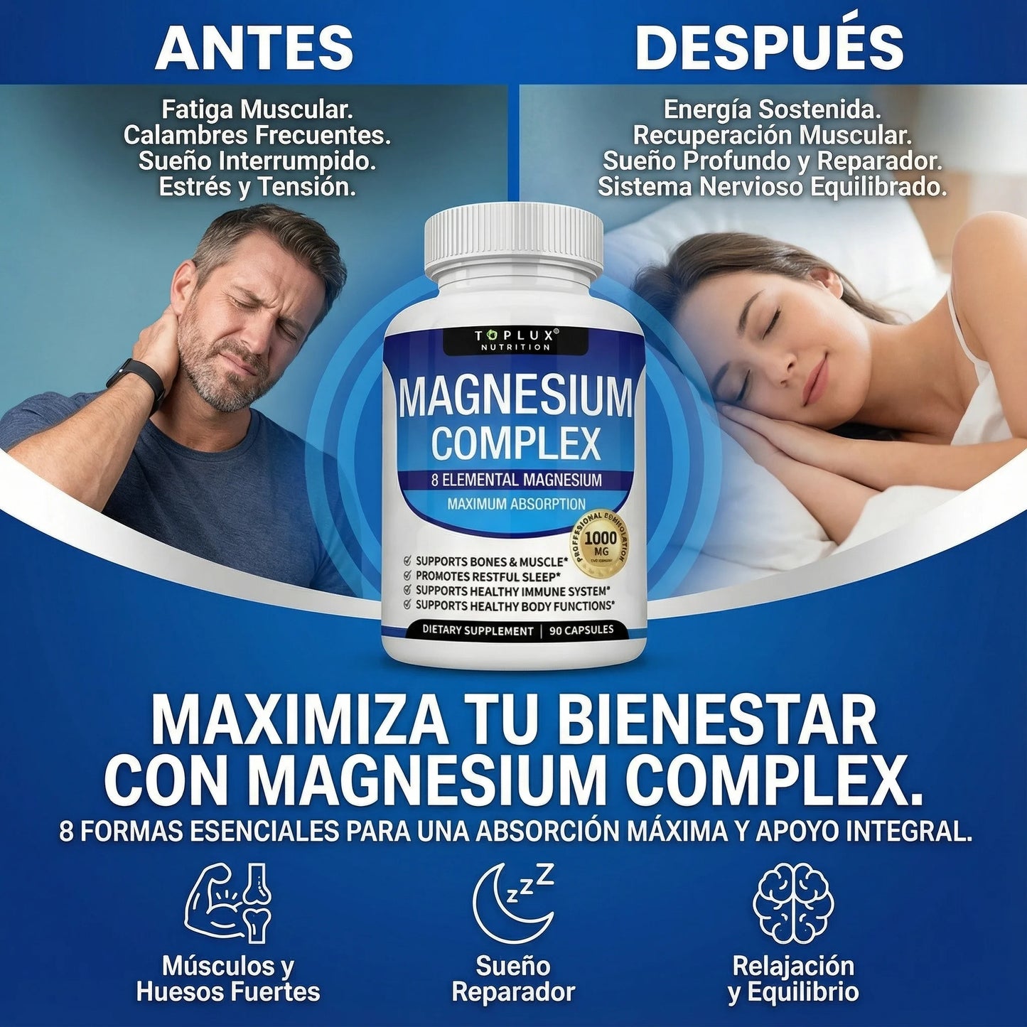 Magnesium Complex (90 cápsulas)